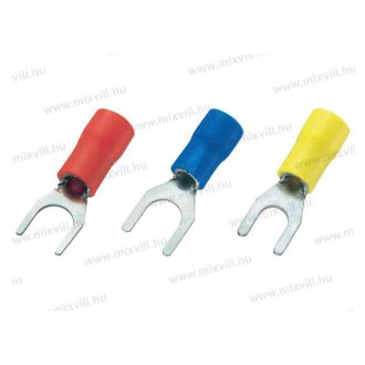 XBS MVS 3,7mm nyílás 0,5-1,5mm2 szigetelt villás saru