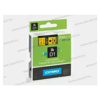   DYMO 9mm x 7m feliratozógép szalag fekete/sárga 40918 S0720730