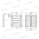 VENTS GRM 335 gravitációs zsalu