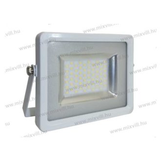   V-TAC SKU-5807 SMD SLIM LED reflektor 30W 3000K meleg fehér 2400lm V-TAC