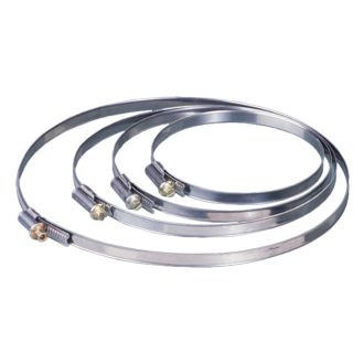   C125 ZN bilincs horganyzott acélszalagból 125mm átmérőre