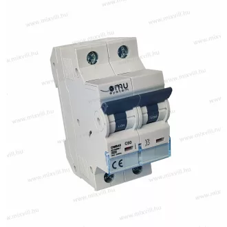   Omu system OMB45 2 pólusú 32A C 4,5kA kismegszakító OMB45232C