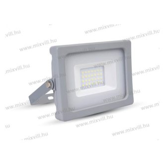   V-tac SKU-5782 SMD SLIM LED reflektor 10W 6400K hideg fehér 120° 800lm szürke V-tac