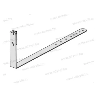 MGKNC-12 Tetővezetéktartó 25mm laposvashoz 38cm hosszú