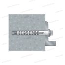 CELO Apolo 910160MFRSB MFR tokrögzítő dübel+hatlapfejű integrált alátétes csavar 10x160 50db/cs