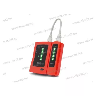   Maxwell 25340 Kábeltesztelő műszer, kábelteszter RJ11, RJ12, RJ45 MN-25340