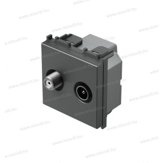 MODUL SAT-TV aljzat végzárós antracit 1dB 18957 KM25AT