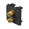 MODUL audio aljzat 2 hangszoró csatlakozó 2M KM26SB 2 modul