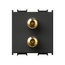 MODUL audio aljzat 2 hangszoró csatlakozó 2M KM26SB 2 modul