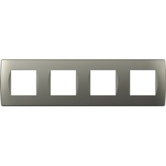 MODUL SOFT díszítőkeret 4x2M TI titánium OS28TI 26502