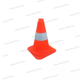 Terelőkúp terelőbója 450mm, fényvisszaverő csíkkal