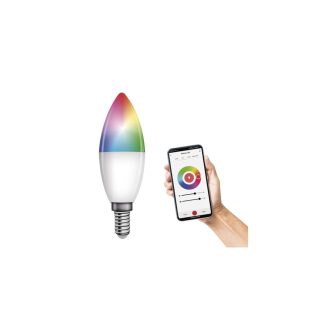   Emos ZQW322R LED izzó E14 4,8W 470lm GoSmart RGB dimmelhető Wi-Fi 180° vil.szög