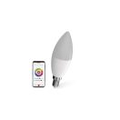 Emos ZQW322R LED izzó E14 4,8W 470lm GoSmart RGB dimmelhető Wi-Fi 180° vil.szög