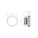 Omu system NYK-M12 nyomáskiegyenlítő IP68
