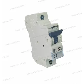   Omu system OMB45 1 pólusú 10A C 4,5kA kismegszakító OMB45110C