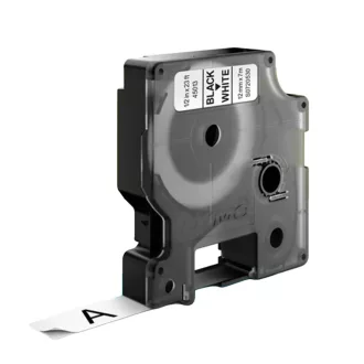   DYMO 12mm x 7m feliratozógép D1 szalag fekete/fehér 45013 S0720530