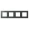 MODUL LINE antracit színű díszítőkeret 4x2M modulos antracit OL28AT 26538