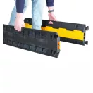 C-980-2 csatornás kábeltaposó, kábel taposás védő - kábelhíd, 990x240x45mm R9002