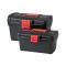 Curver Herobox Basic szerszámosláda szett 13"+16" fekete/piros 195477 (02897-888-00)