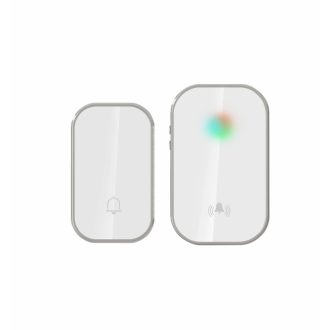   OMU system WBKK01-1A1VW vezeték és elem nélküli csengő 1 adó - kinetic kapcsoló és 1 vevőegység fehé