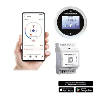   COMPUTHERM B400RF Wi-Fi termosztát vezeték nélküli érintőkijelzős vezérlővel
