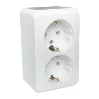 SE WDE001048 PRIMA 2x2P+F csatlakozóaljzat fehér
