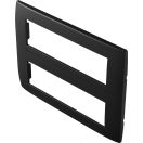 MODUL SOFT díszítőkeret 2x7M SB fekete OS72SB(27157)