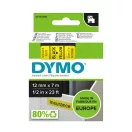 DYMO 12mm x 7m feliratozógép D1 szalag fekete/sárga 45018 S0720580