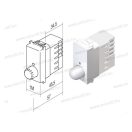 MODUL váltódimmer ezüst LED 0-60W EM13ES (38149)