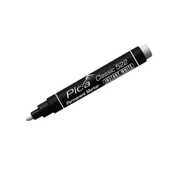   Pica Classic 522 jelölő filc, fehér színű, írásvastagság: 1-4 mm, kábeljelölő 10db/csomag