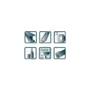 Pica Classic 522 jelölő filc, fehér színű, írásvastagság: 1-4 mm, kábeljelölő 10db/csomag