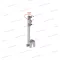 MGKNL-051A peremkapocs lemeztetőre 8-10mm köracélhoz tetővezetéktartó 11cm eltartással AiSi W018