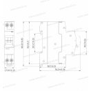 Omu system OMRCBO6 FI-relé + kismegszakító 1 modul 25A C 30mA A típus 6kA OMRCBO61A25C003