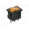 09019SA Billenő kapcsoló sárga világítással 0-1 állás 6A-250V Mini-3