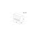 MODUL CUBO falon kívüli doboz IP20 4M PW fehér AC41PW ÚJ (31911)