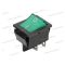 09029ZO Billenő kapcsoló zöld (0-1) 16A-250V