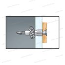 CELO apolo 96MZK univerzális műanyag dűbel, tipli gallérral 6x30