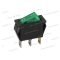 09050ZO Billenő kapcsoló zöld (0-1) 10A-250V