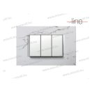MODUL LINE díszítőkeret 3M SW fehér márvány OL30SW(26450)