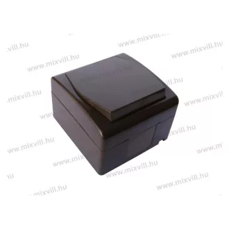   ALFA IP44 N-101CS Barna csengőnyomó falon kívüli vízmentes 1005-20 12db/