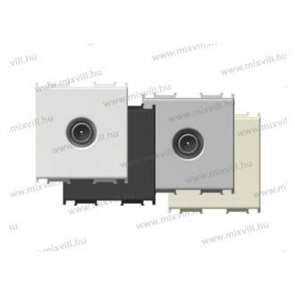   MODUL TV csatlakozó fehér BASIC 0db F-csatl 2modul KM20PW (18519)