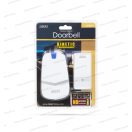 Delight 55342WH Digitális elem- és vezeték nélküli csengő - Kinetic, fehér, IP44, 100m, 20dallam