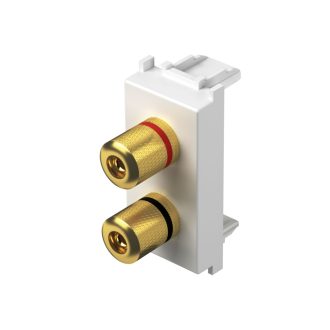 MODUL audio aljzat fehér 2 hangszóró kábel KM23PW 18629 