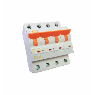   Omu system OMB10 4 pólusú 1A B 10kA kismegszakító OMB10401B