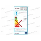V-TAC SKU-5550 LED Csarnokvilágító 100W 4500K 12000lm 120° vil.szög IP65 Mean Well előtét