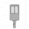 V-TAC SKU-954 SMD Led közvilágítási lámpa 100W 5700k 14000lm 153° vil.szög Samsung chip 5év garancia
