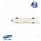 V-TAC SKU-20219 Led por- és páramentes lámpatest 36W 120cm 4320lm 4000K IP65 Samsung chip 5 év