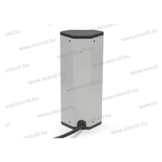   Sarokelosztó, 2xUSB és 4x250V aljzat 16A, 2,1A, alumínium ház, 20484,