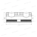 GPH D 50-240 SV-S-V-K Szakadófejes toldóhüvely betekintővel 50-240mm2 Al/Cu 0,6/1kV