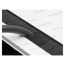 Rejtett 4-es elosztó, felnyíló szálcsiszolt kivitel, gyermekvédelmi retesszel, 3500W, 16A, 20445